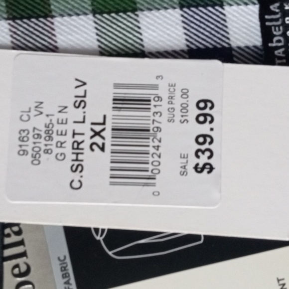 Portabella New York , men's long sleeve dress shirt - Picture 6 of 6